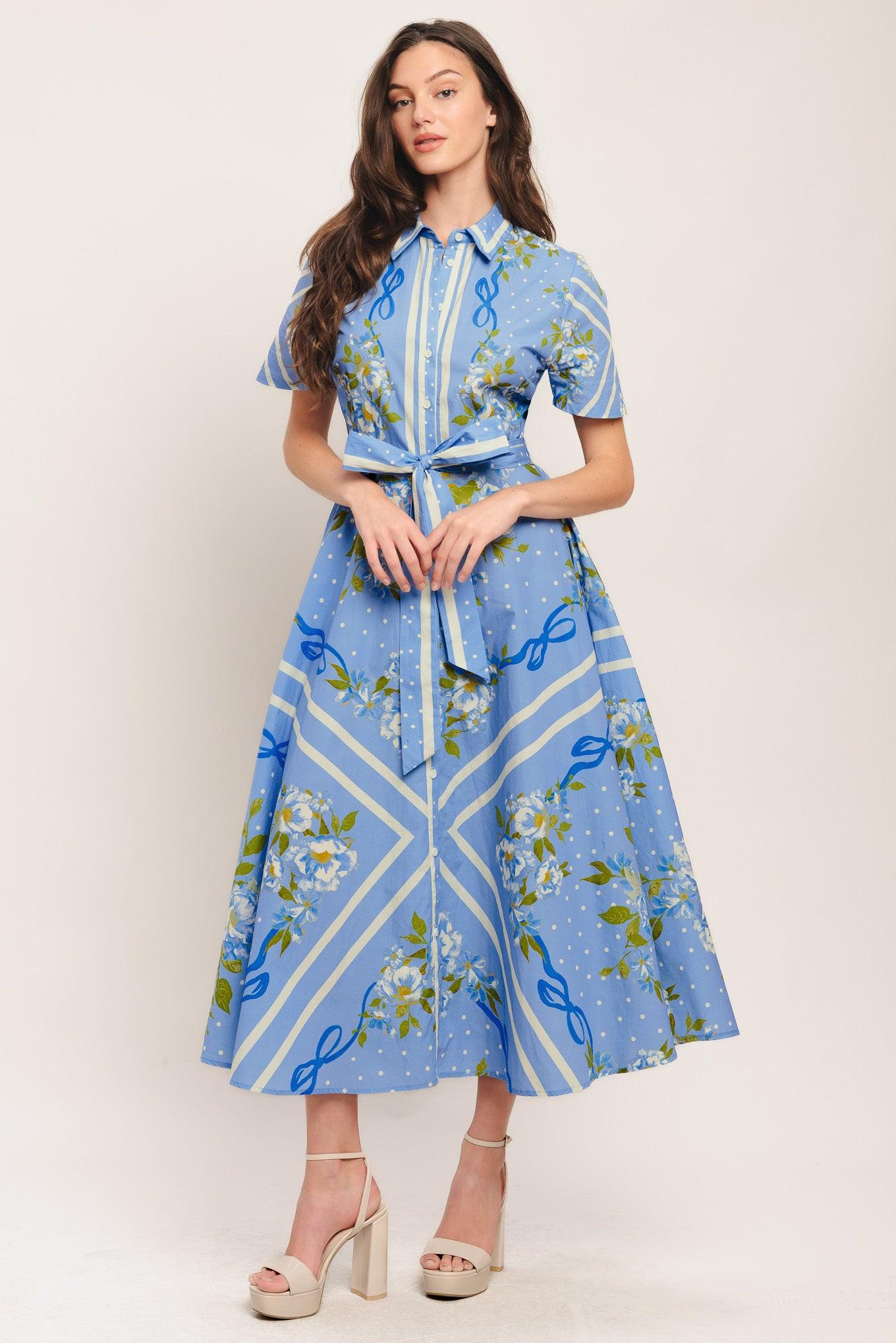 SWEET SOPHISTICATE WOVEN MIDI DRESS - Glamourous Grace