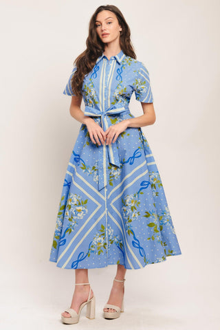 SWEET SOPHISTICATE WOVEN MIDI DRESS - Glamourous Grace