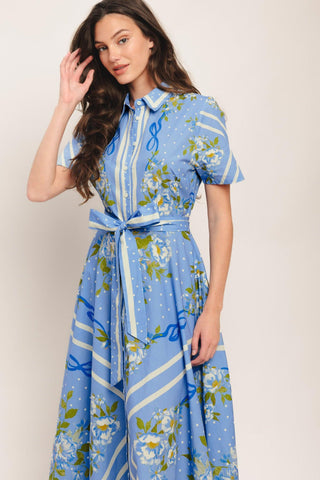 SWEET SOPHISTICATE WOVEN MIDI DRESS - Glamourous Grace