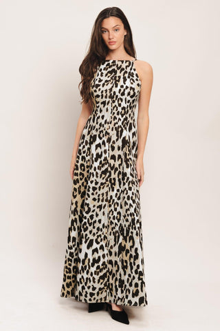 SAVAGE ELEGANCE WOVEN MAXI DRESS - Glamourous Grace