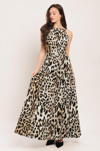 SAVAGE ELEGANCE WOVEN MAXI DRESS - Glamourous Grace