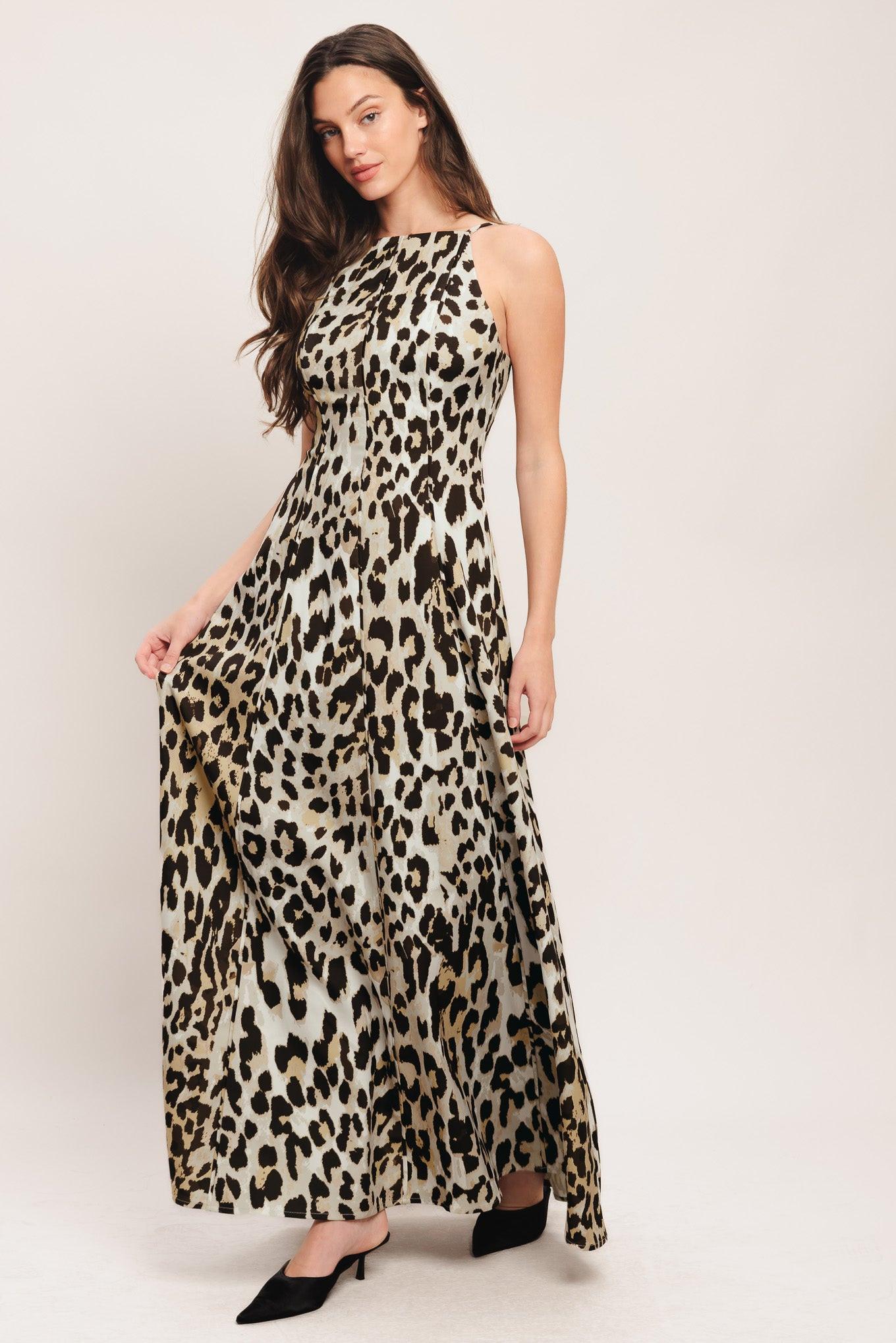 SAVAGE ELEGANCE WOVEN MAXI DRESS - Glamourous Grace