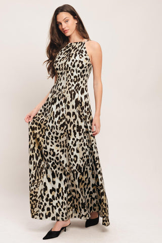 SAVAGE ELEGANCE WOVEN MAXI DRESS - Glamourous Grace