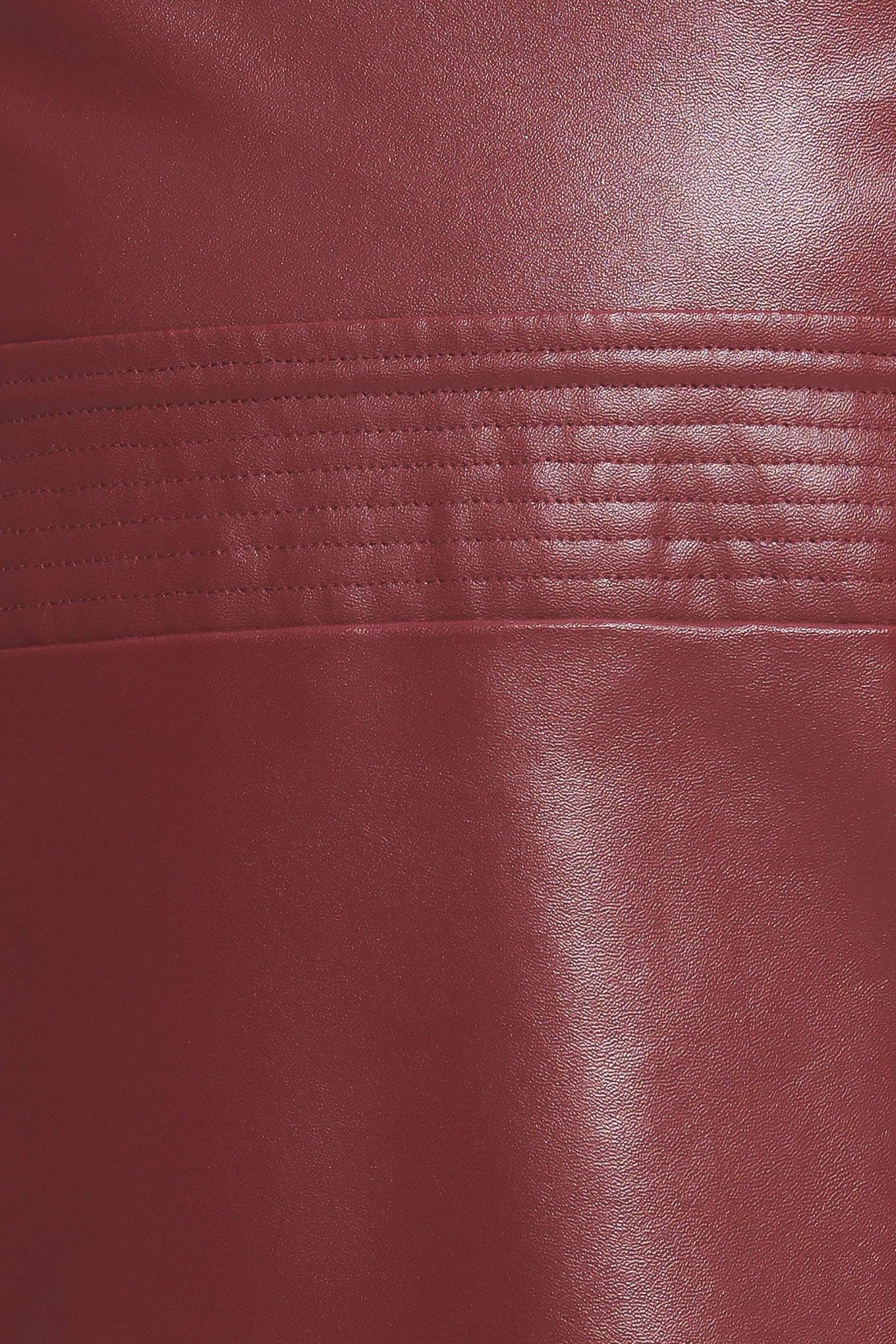 RUNWAY TREND FAUX LEATHER MIDI DRESS - Glamourous Grace