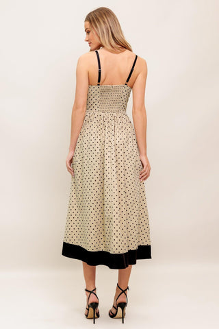 POLKA PASSION WOVEN MAXI DRESS - Glamourous Grace