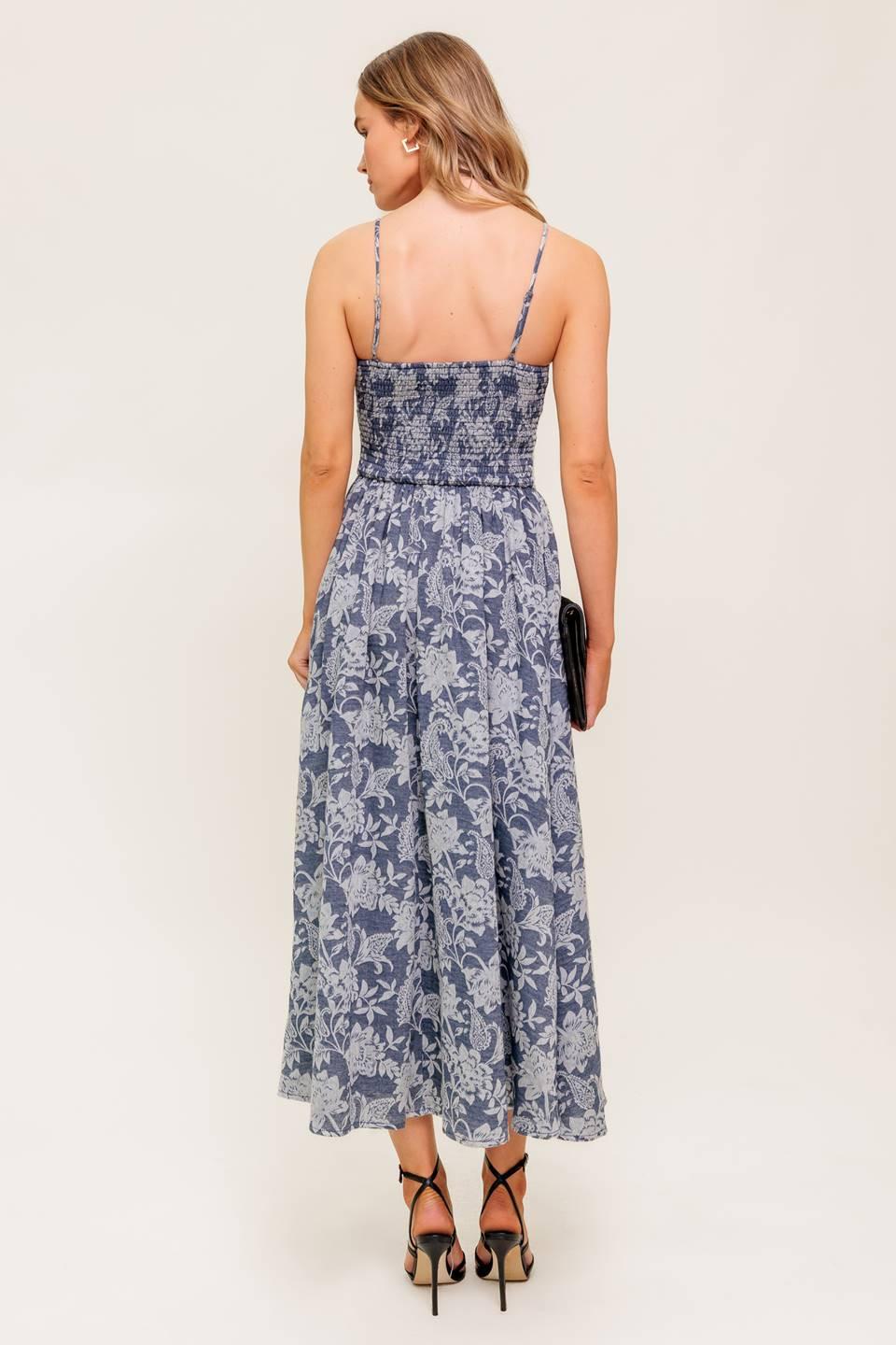 ORDINARY IS OVERRATED WOVEN MIDI DRESS - Glamourous Grace