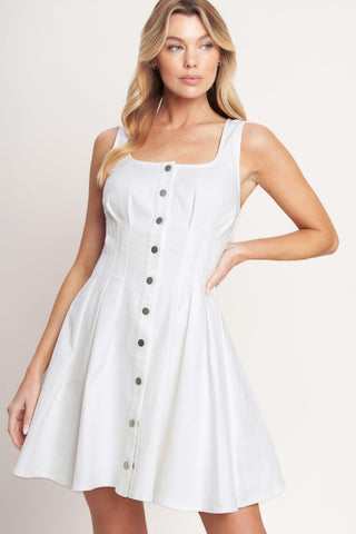 SUMMER PROMISE WOVEN MINI DRESS - Glamourous Grace