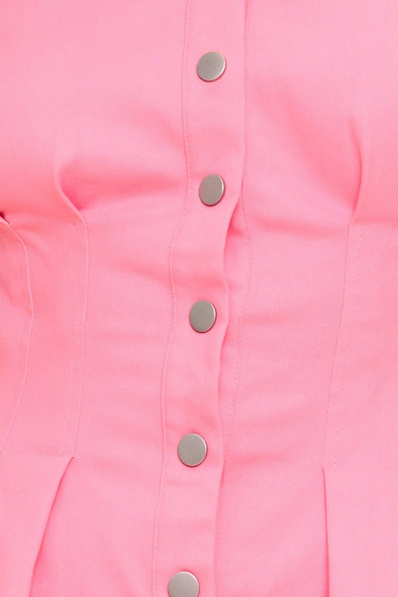 COTTON CANDY DAYS WOVEN MINI DRESS - Glamourous Grace