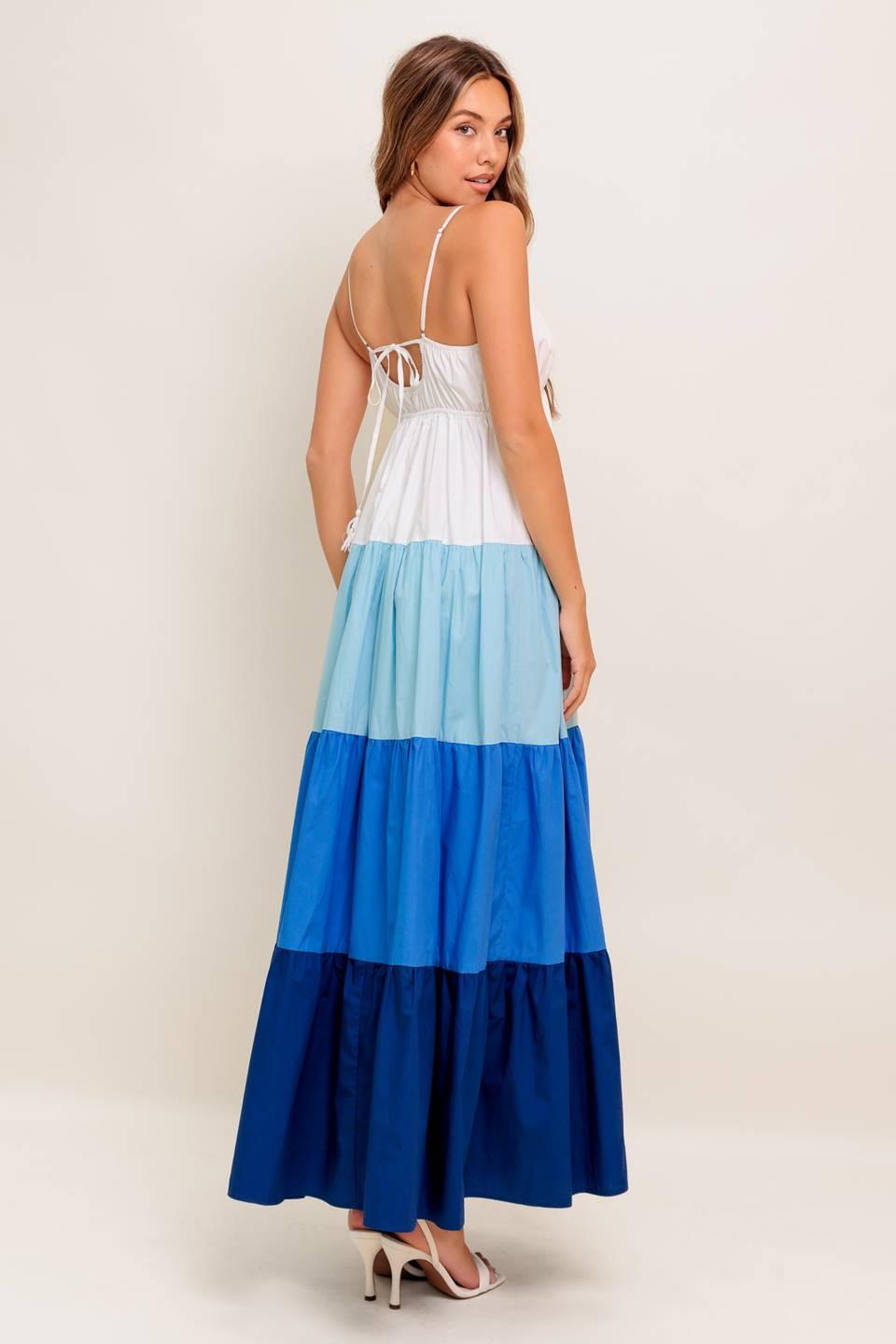 CRUISE MODE WOVEN MIDI DRESS - Glamourous Grace