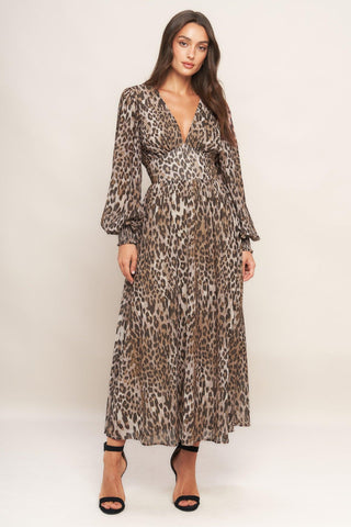 DESERT WALTZ WOVEN MIDI DRESS - Glamourous Grace