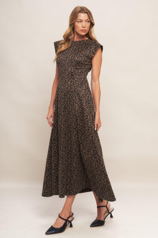 URBAN JUNGLE GLAM SUEDED KNIT MIDI DRESS - Glamourous Grace