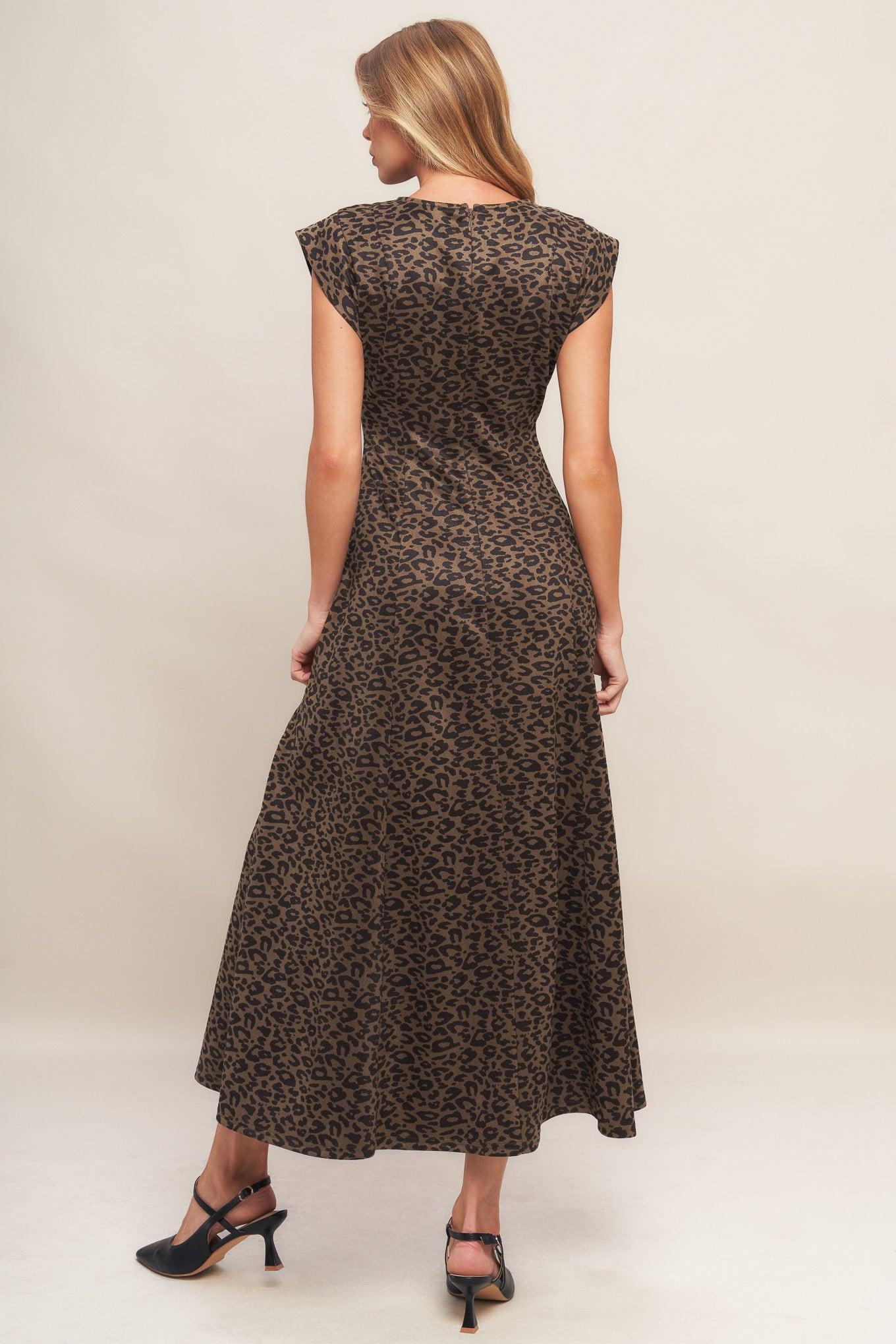 URBAN JUNGLE GLAM SUEDED KNIT MIDI DRESS - Glamourous Grace