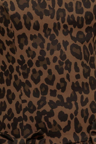 WALK SOFT, STRIKE STRONG LEOPARD WOVEN MIDI DRESS - Glamourous Grace
