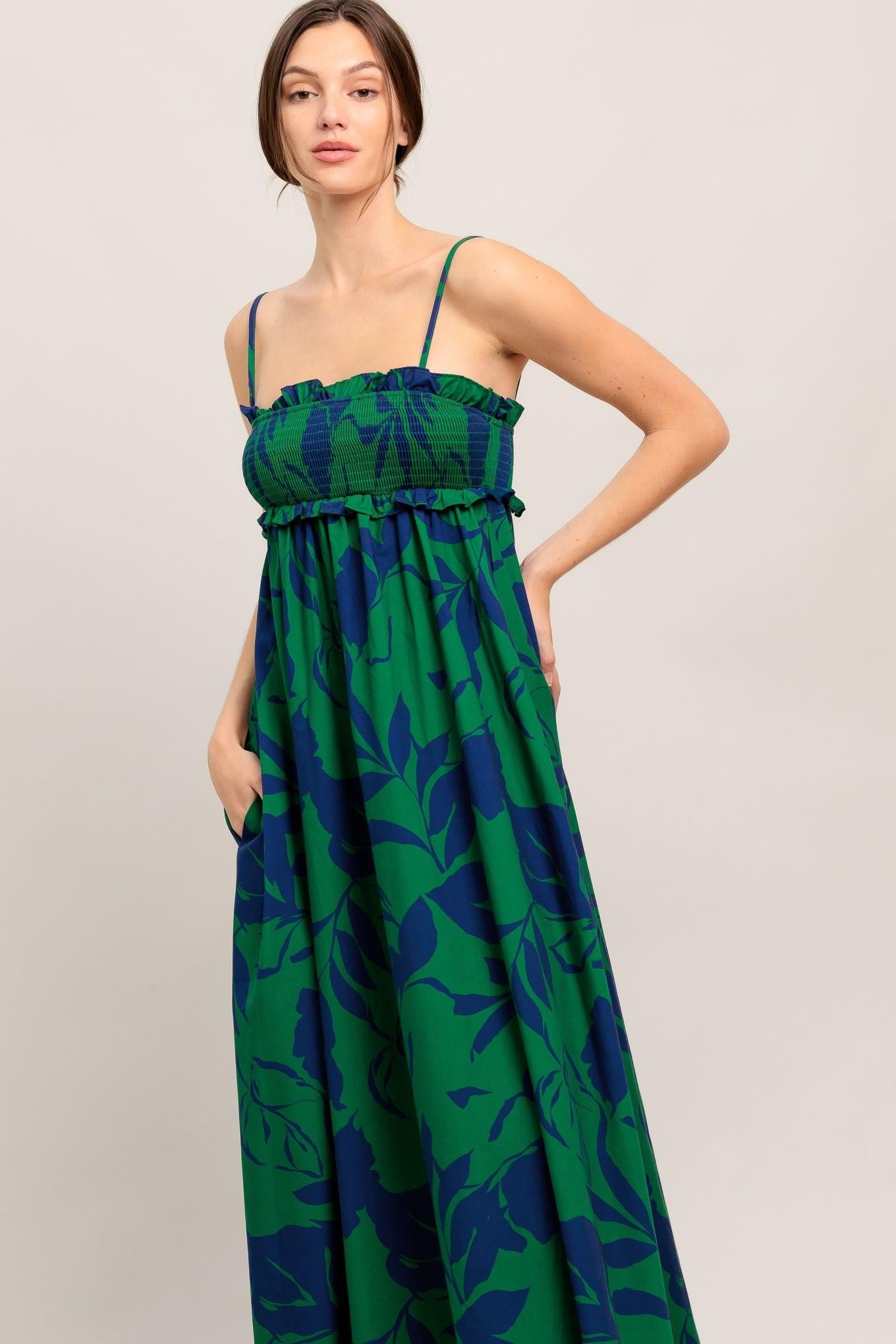 GARDEN PATH WOVEN MAXI DRESS - Glamourous Grace