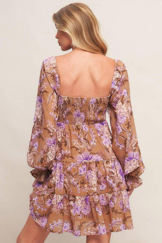 WESTERN GARDEN GIRL WOVEN MINI DRESS - Glamourous Grace