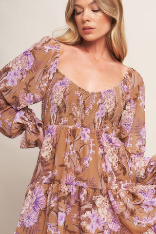 WESTERN GARDEN GIRL WOVEN MINI DRESS - Glamourous Grace