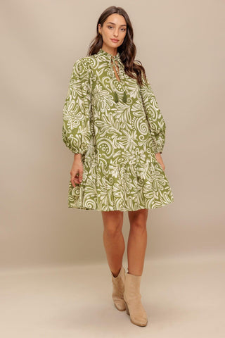 FLORENCE FLAIR WOVEN MINI DRESS - Glamourous Grace