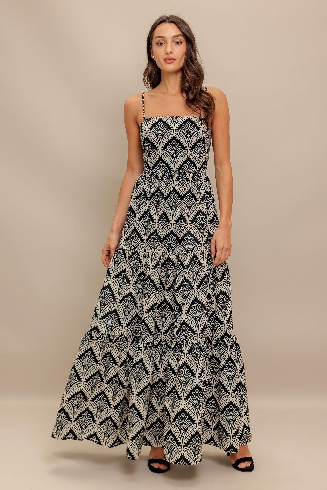 HAZELWOOD GARDEN WOVEN MAXI DRESS - Glamourous Grace