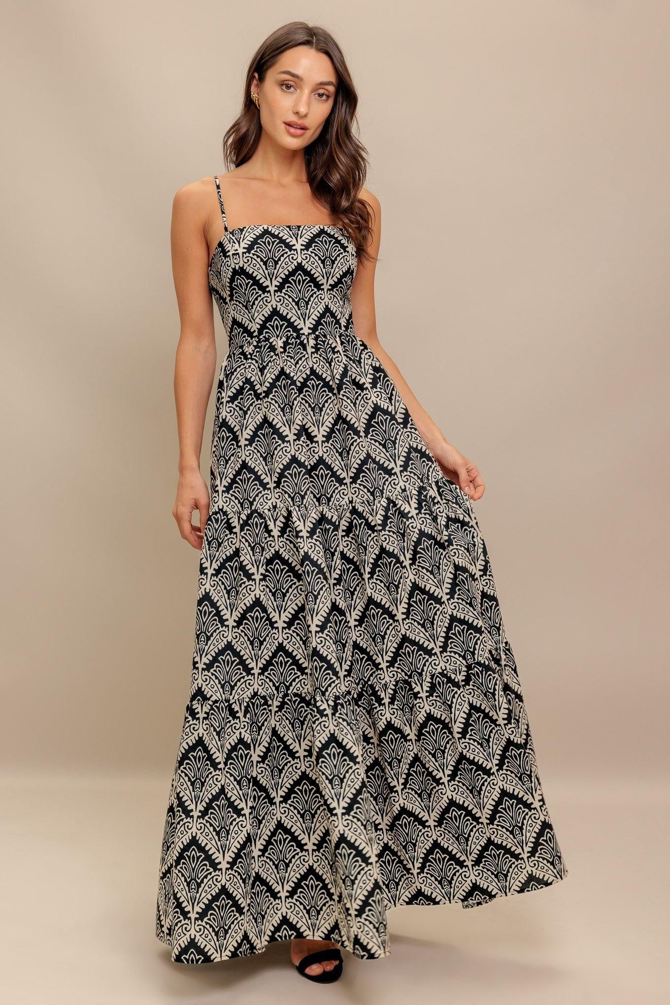 HAZELWOOD GARDEN WOVEN MAXI DRESS - Glamourous Grace