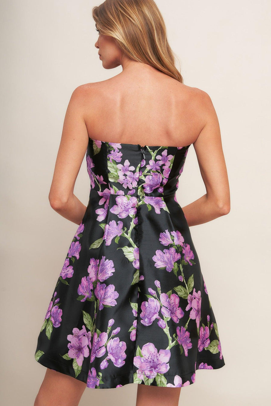 GARDEN PARTY CHIC WOVEN MINI DRESS - Glamourous Grace