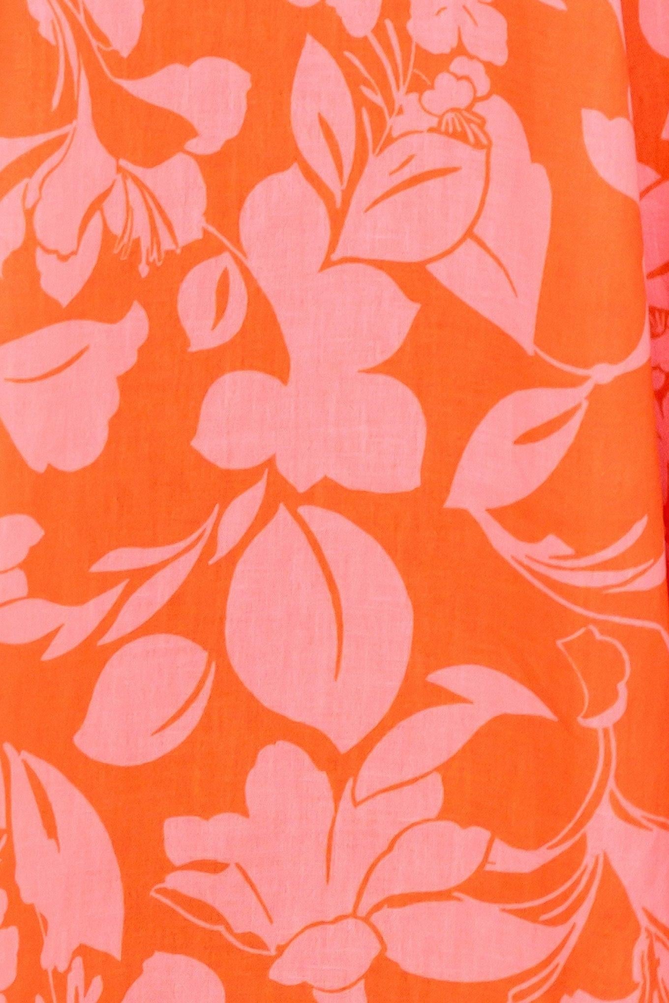 CITRUS GARDEN WOVEN MIDI DRESS - Glamourous Grace
