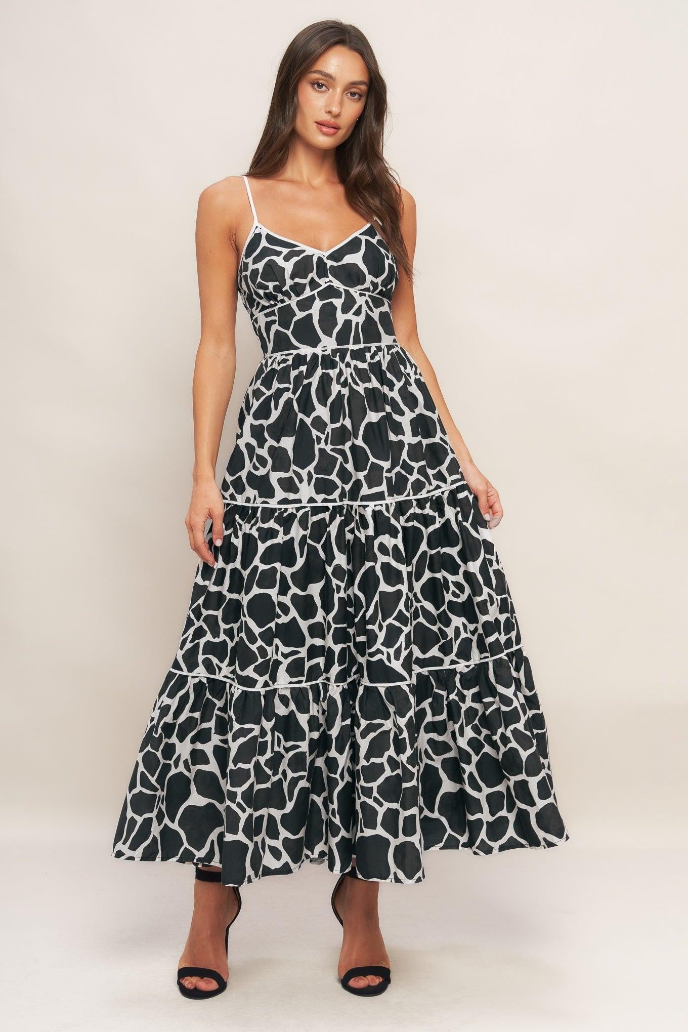 URBAN WILD WOVEN MIDI DRESS - Glamourous Grace