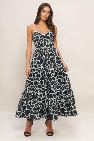 URBAN WILD WOVEN MIDI DRESS - Glamourous Grace