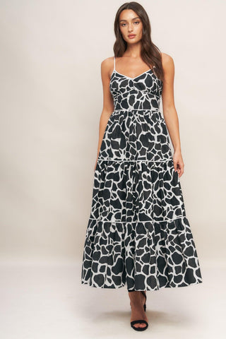 URBAN WILD WOVEN MIDI DRESS - Glamourous Grace