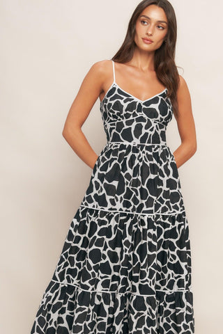 URBAN WILD WOVEN MIDI DRESS - Glamourous Grace