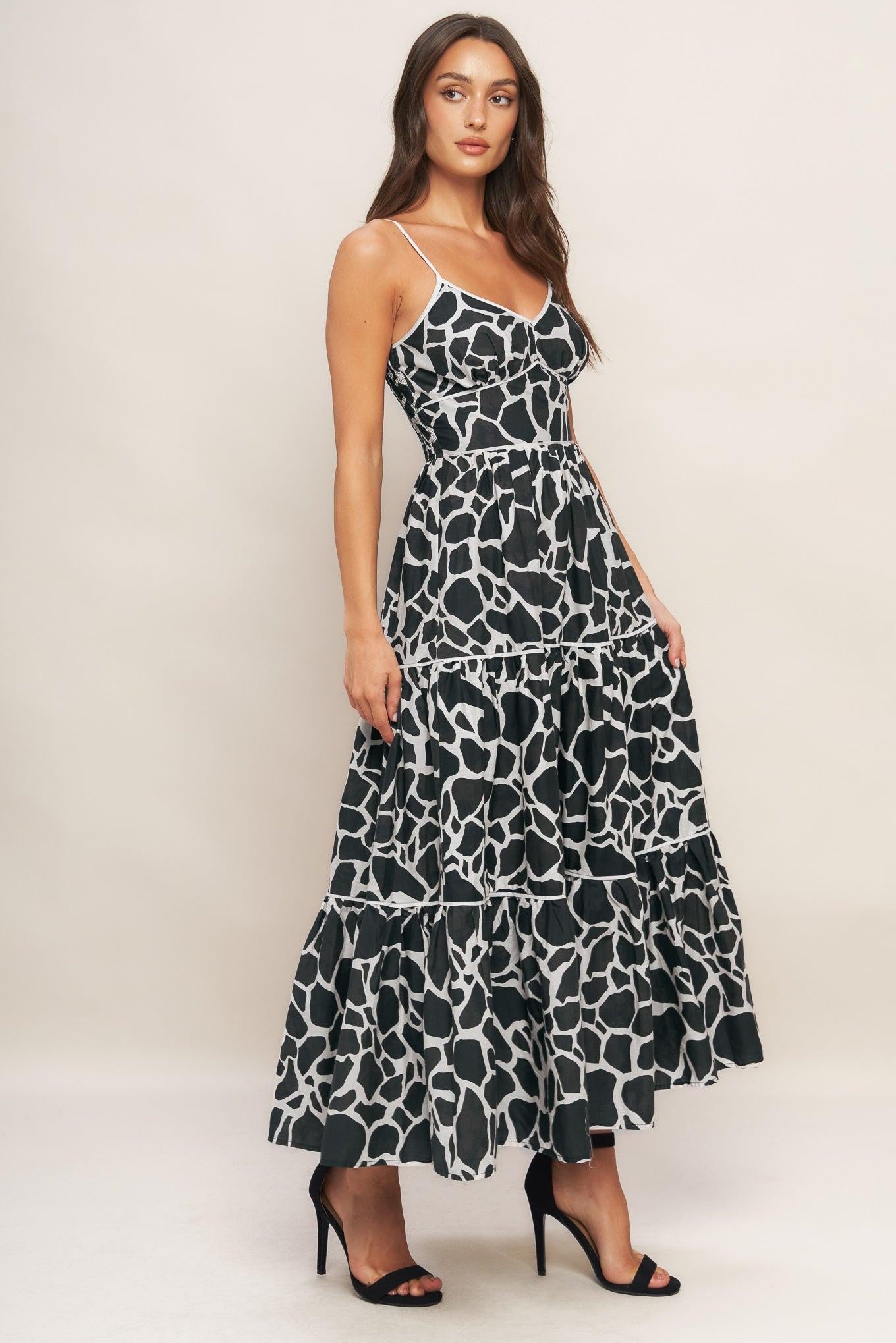 URBAN WILD WOVEN MIDI DRESS - Glamourous Grace