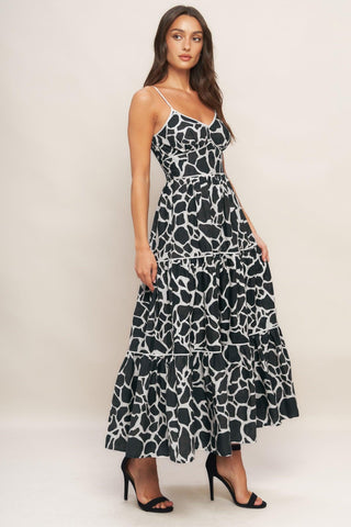 URBAN WILD WOVEN MIDI DRESS - Glamourous Grace