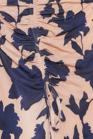 TWILIGHT FLORAL POWER MESH MIDI DRESS - Glamourous Grace
