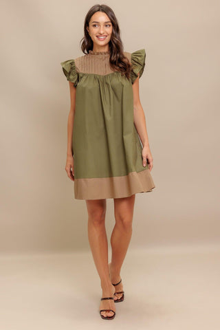 FOREST WHISPER WOVEN MINI DRESS - Glamourous Grace