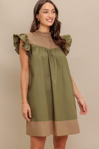 FOREST WHISPER WOVEN MINI DRESS - Glamourous Grace