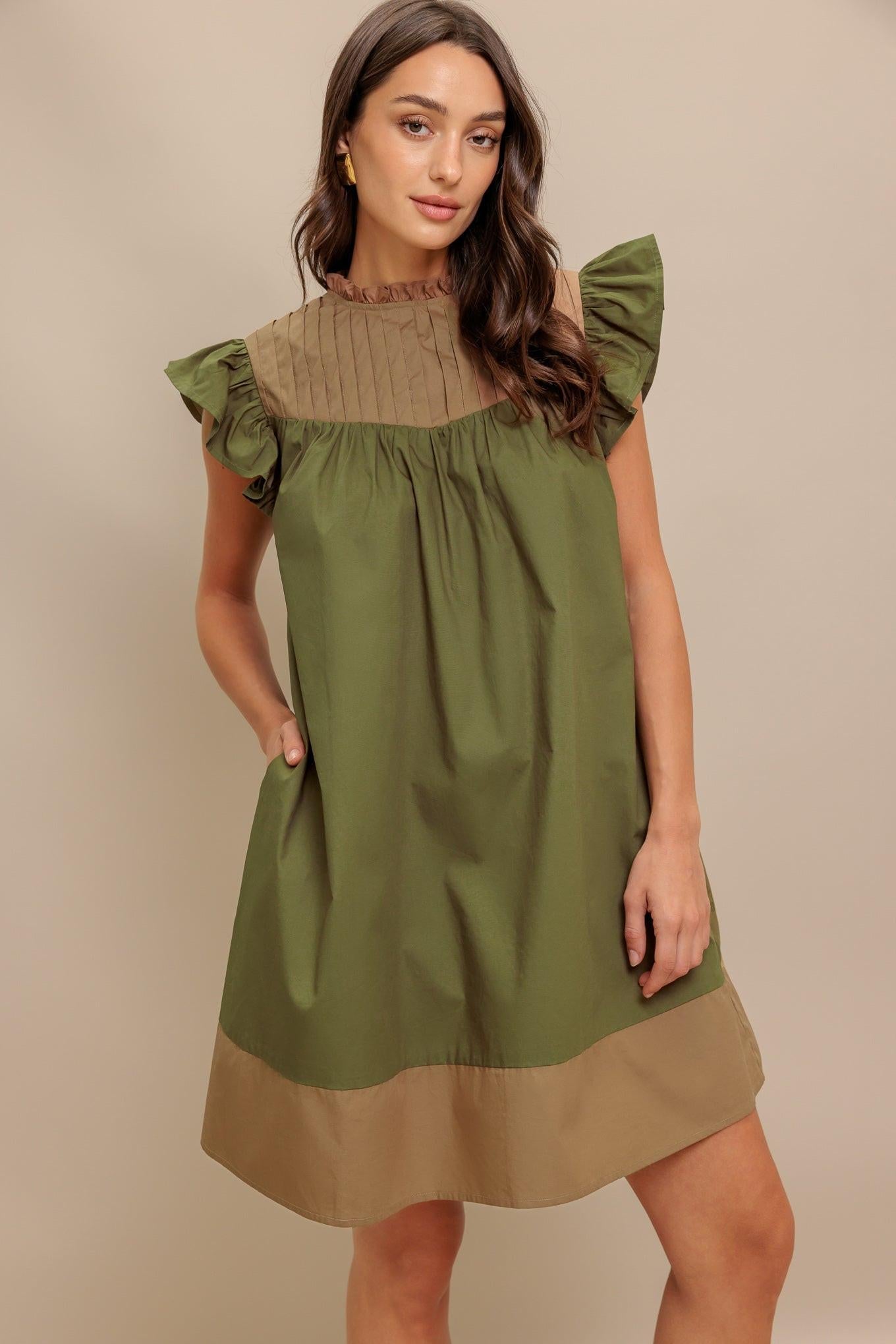 FOREST WHISPER WOVEN MINI DRESS - Glamourous Grace