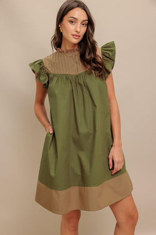 FOREST WHISPER WOVEN MINI DRESS - Glamourous Grace