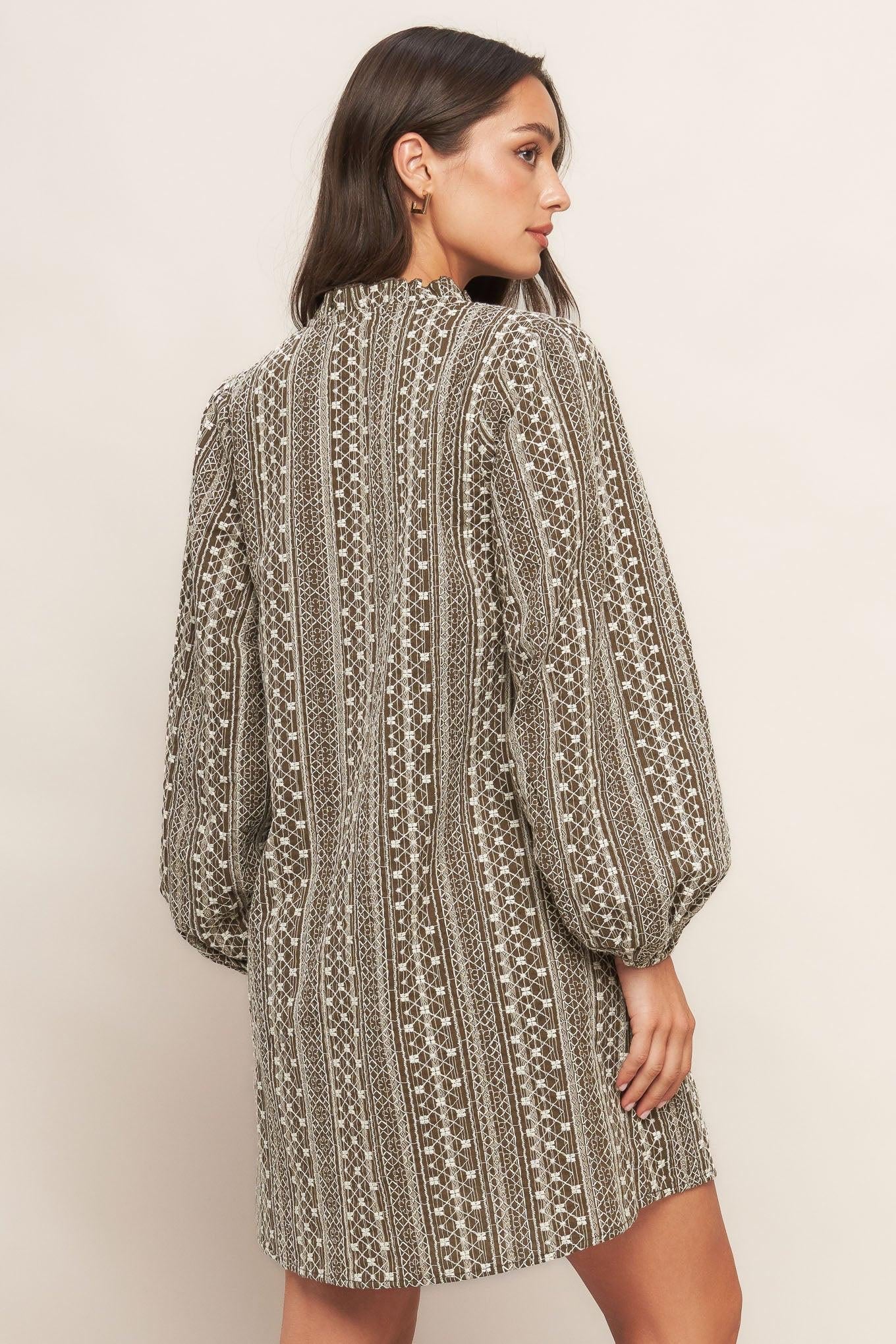DESERT DUST WOVEN MINI DRESS - Glamourous Grace