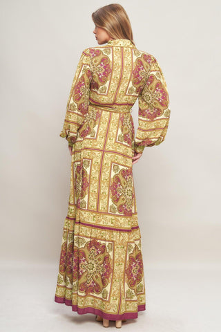ROYAL BOHO ENERGY WOVEN MAXI DRESS - Glamourous Grace