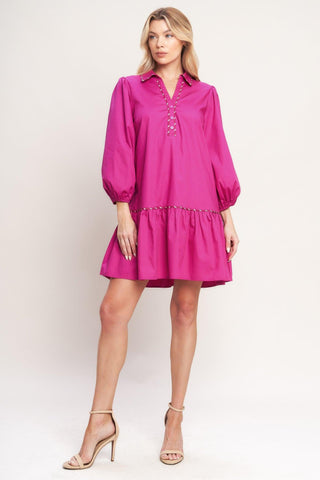 PRETTY MUCH PERFECT WOVEN MINI DRESS - Glamourous Grace
