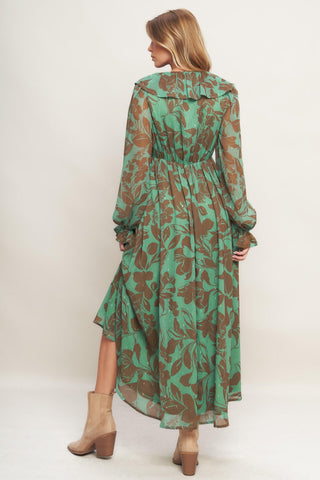 BOTANIC DREAMS WOVEN MAXI DRESS - Glamourous Grace