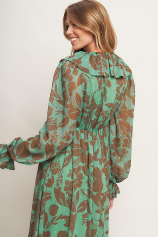 BOTANIC DREAMS WOVEN MAXI DRESS - Glamourous Grace