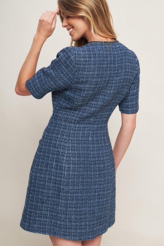 MODERN ICONIC TWEED MINI DRESS - Glamourous Grace