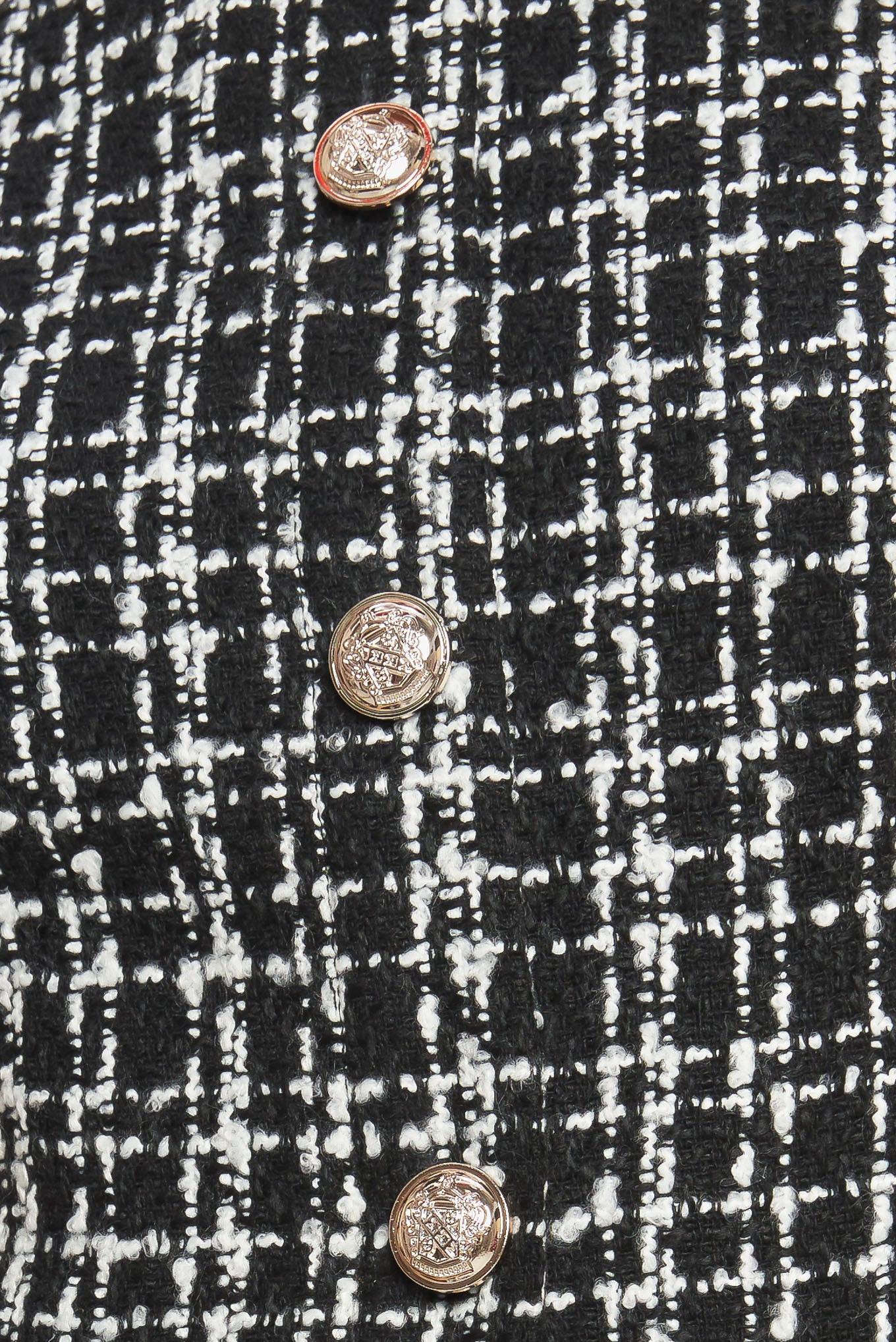 MODERN ICON TWEED WOVEN MINI DRESS - Glamourous Grace