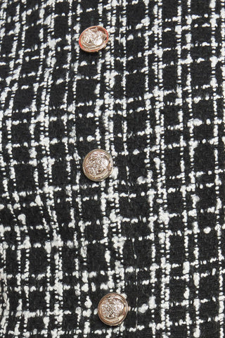 MODERN ICON TWEED WOVEN MINI DRESS - Glamourous Grace