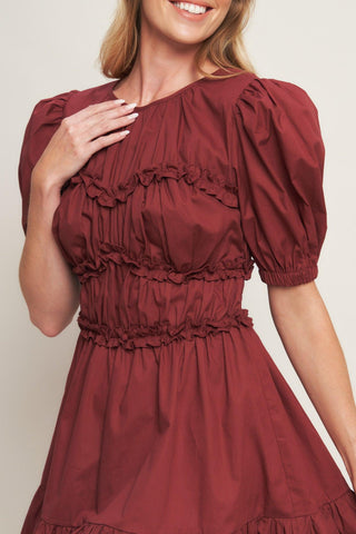 PLAYFUL CLASSIC WOVEN MINI DRESS - Glamourous Grace