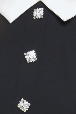 LOVELY MOMENT BLACK WOVEN MINI DRESS