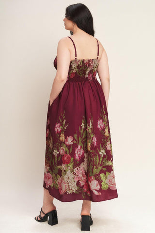 SECRET GARDEN ROMANCE WOVEN ANKLE DRESS - Glamourous Grace