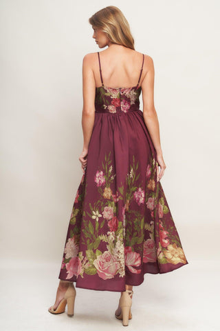 SECRET GARDEN ROMANCE WOVEN ANKLE DRESS - Glamourous Grace
