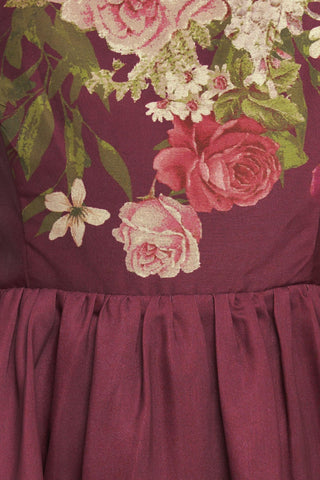 SECRET GARDEN ROMANCE WOVEN ANKLE DRESS - Glamourous Grace
