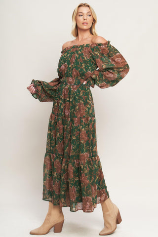 TERRACOTTA TRAIL WOVEN MIDI DRESS - Glamourous Grace